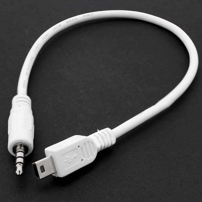 Car USB to 3.5mm Male Audio Adapter Cable - Connect USB Devices to AUX Input