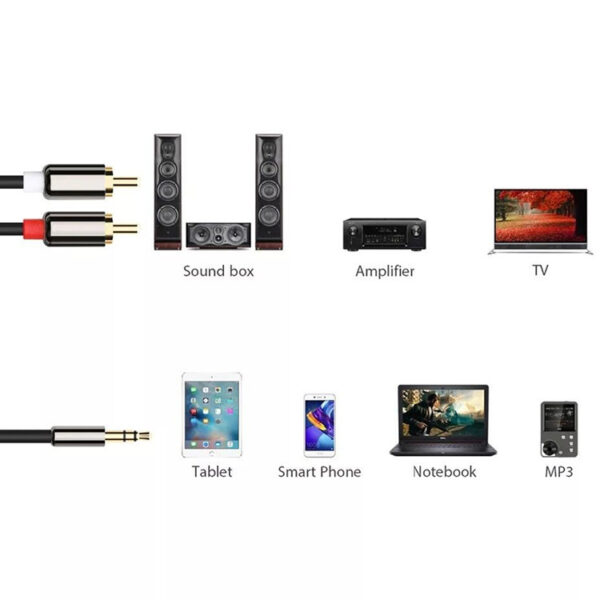 Audio Computer Phone Bundle with Speaker Cable - Enhance Your Sound Experience