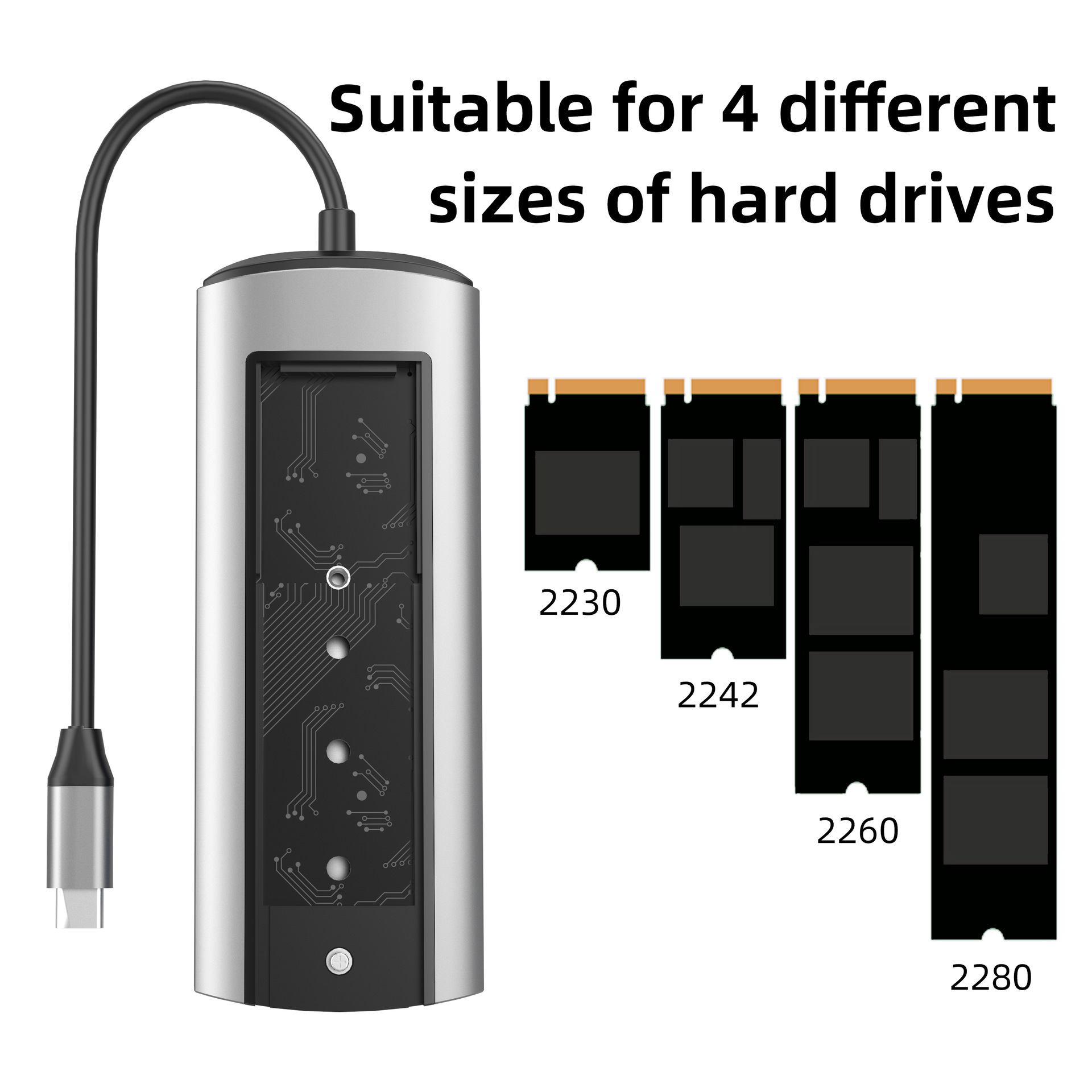 6-in-1 USB Type-C Docking Station & 8-in-1 Hard Disk Box - Multi-Port Hub for Enhanced Connectivity - Image 5