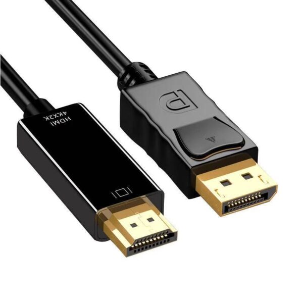 4Kx2K High-Definition DP to HDMI Cable - Perfect for High-Quality Video and Audio Connection - Image 2