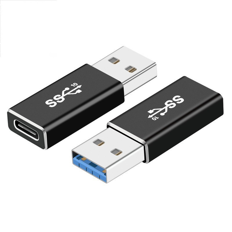 AM-CF Double-Sided USB Male to C Female Adapter - High-Speed Data Transfer & Charging Cable